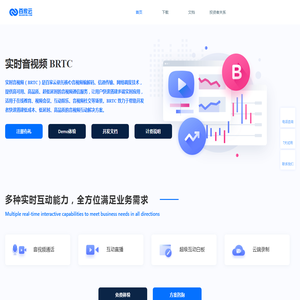 百家云BRTC专业的实时音视频PaaS云服务,音视频,视频通话,语音通话,互动直播,互动白板